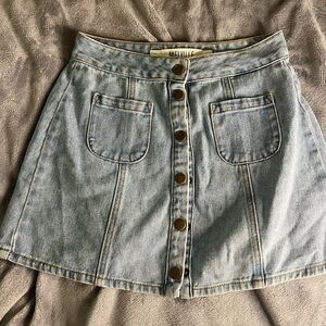 Brandy Melville Jean Skirt Size 26 US Size 4